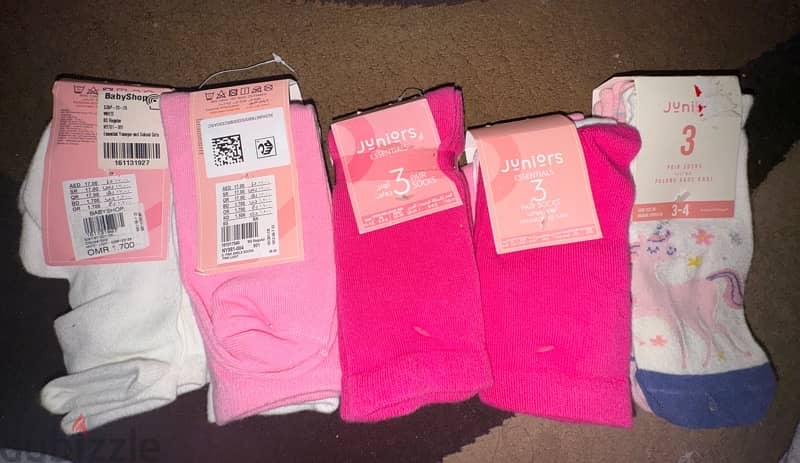 Socks for age 3-13 years old each 500 baisa 1