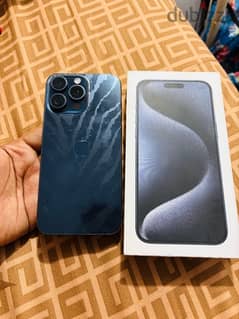 iPhone 15 Pro Max 256GB blue titanium 0