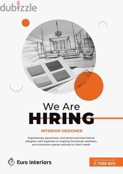 Interior Designer - Creative and Innovative Professional Needed