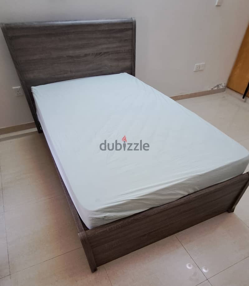 Bed with mattress from home centre 1