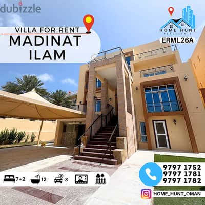 MADINAT AL ILAM | GRAND 7+2 BR VILLA FOR RENT