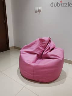 Pink bean bag 0