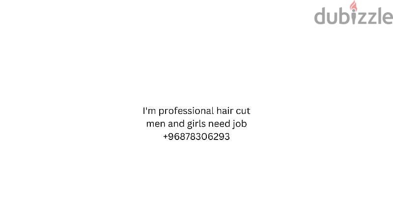 I'm professional hair cut men and girls 1