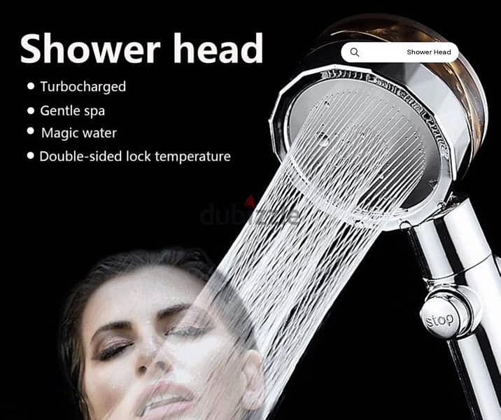 Water-Saving Turbo Shower Head 2