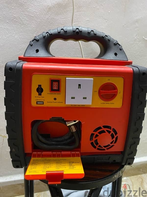 power station 6 in 1 with air compressor/jumper cable 3