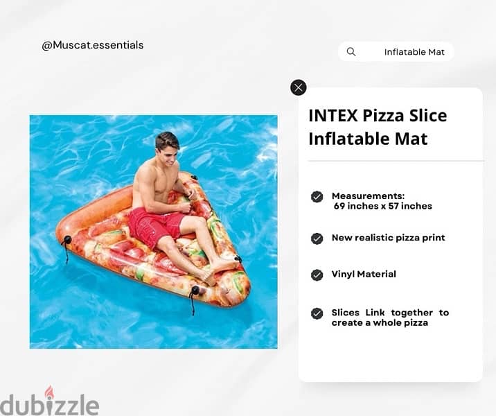 INTEX Inflatable Pool Pizza 0