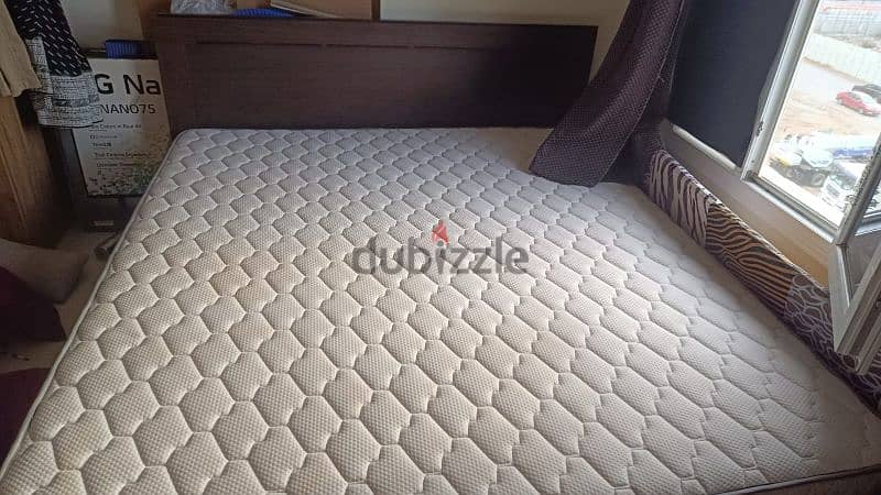 King Size COT with medical matress(PAN) 0