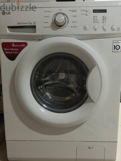 LG front load washing machine 7kg excellent condition and coffee mach