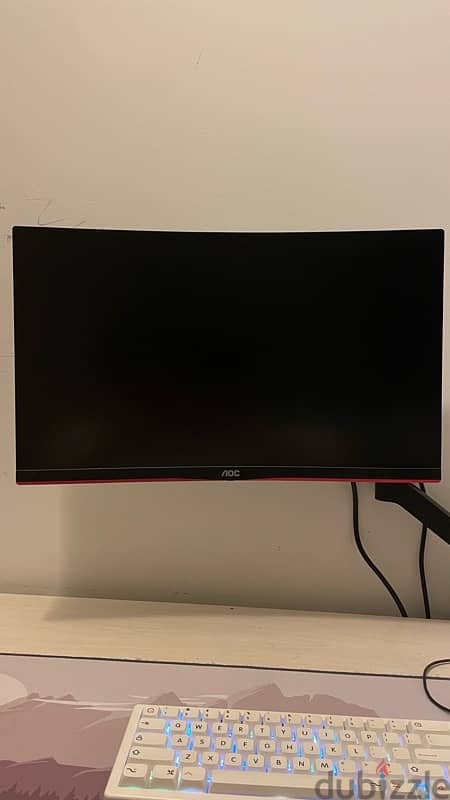 Gaming Monitor Curved 165hz - 24inch - ips | شاشه جيمنج 1