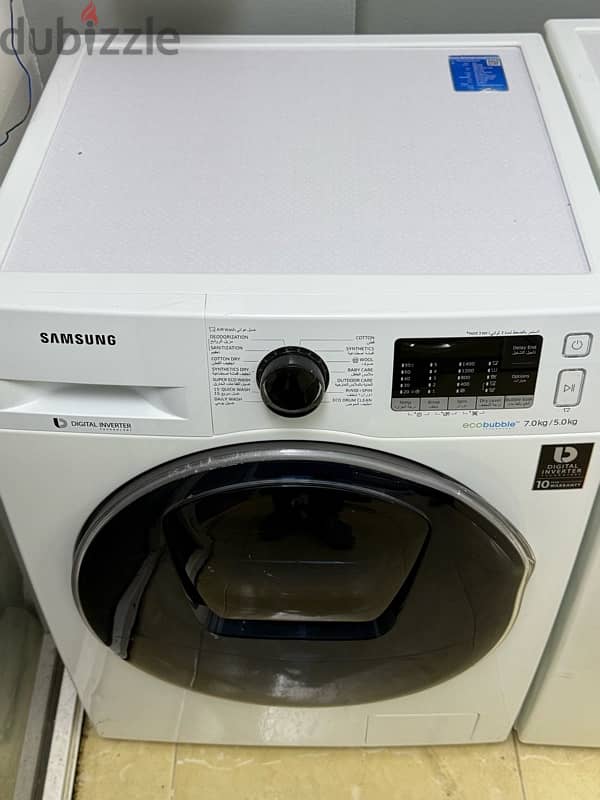 Samsung inverter 8 kg washing machine available for sale 0