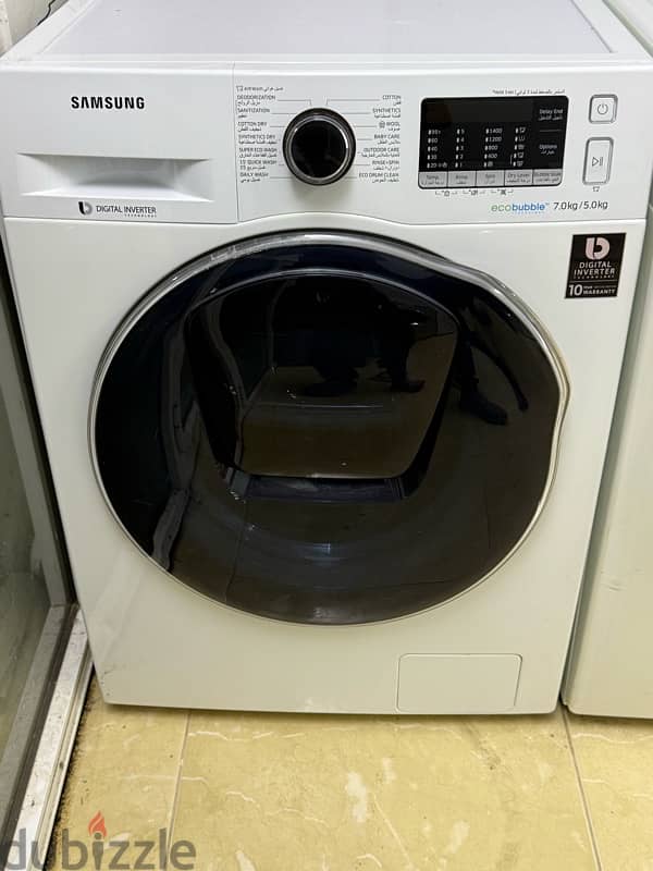 Samsung inverter 8 kg washing machine available for sale 2