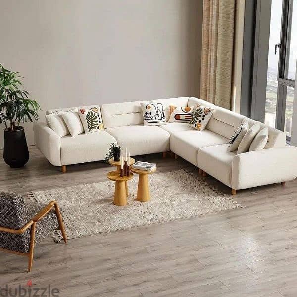 brand new model sofa l shape with bad 7