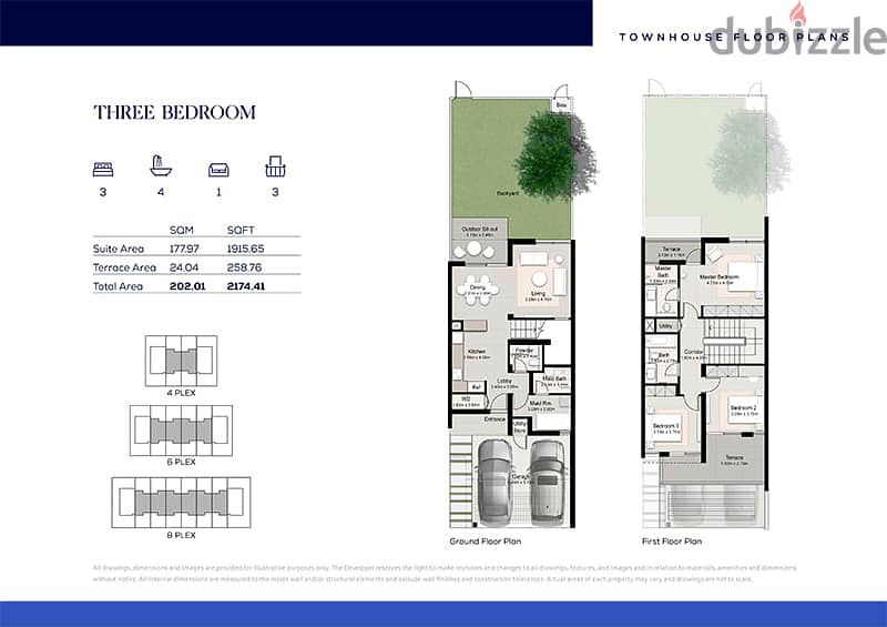 3 Bedroom villas Murooj Lane 5