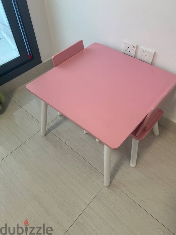 Study Table with two chairs for Kids 2