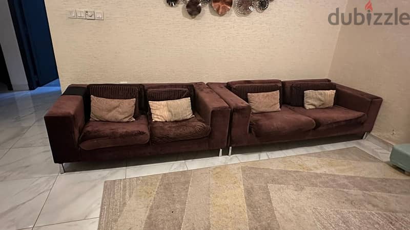 Sofa set and bed for free 0