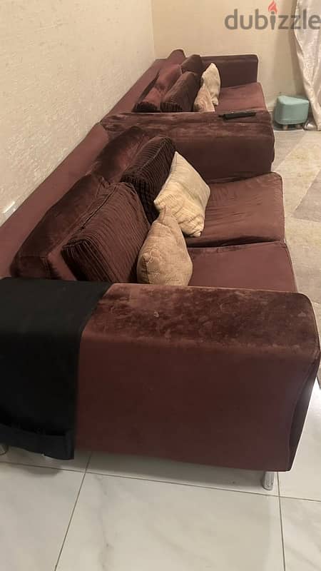 Sofa set and bed for free 1