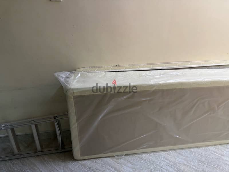 Bed with mattress, new condition, urgent sale 0