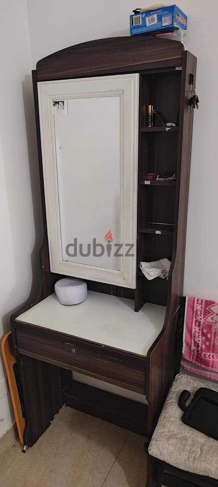 Bedroom Furniture (Bed, Mattress, Side Table, Cupboard, Dressing Table 6