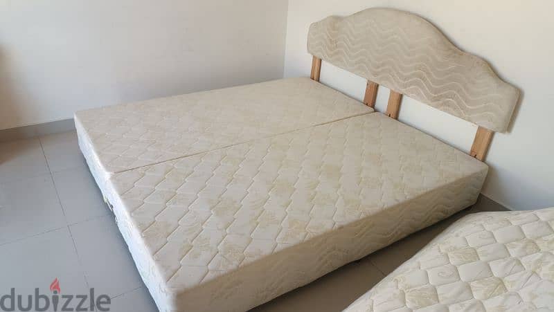 king size master spring bed & cot 200 cm x200 cm 3