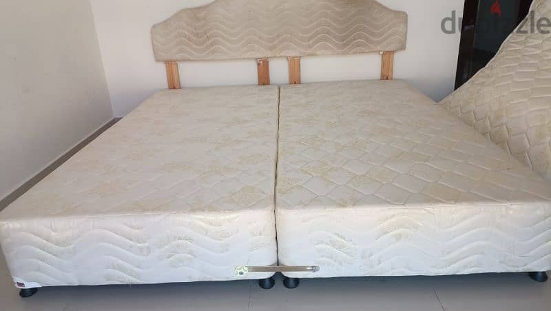 king size master spring bed & cot 200 cm x200 cm 7