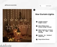 STAR Curtain decor Lights 0