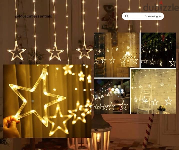 STAR Curtain decor Lights 1