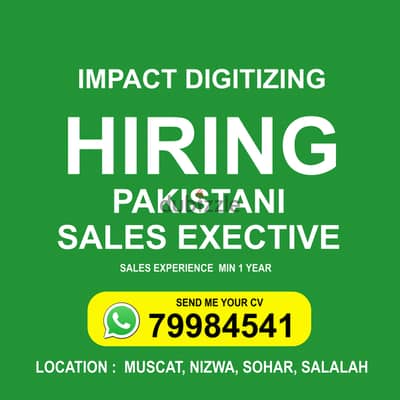 Pakistani Sales exective