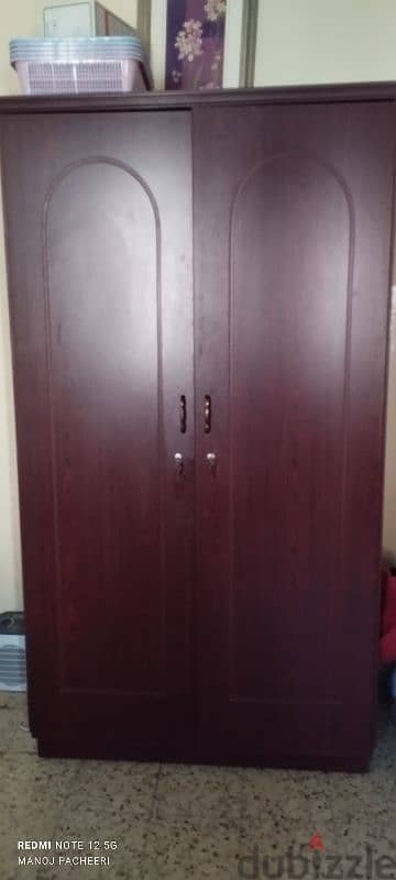 wooden cupboard two door 0