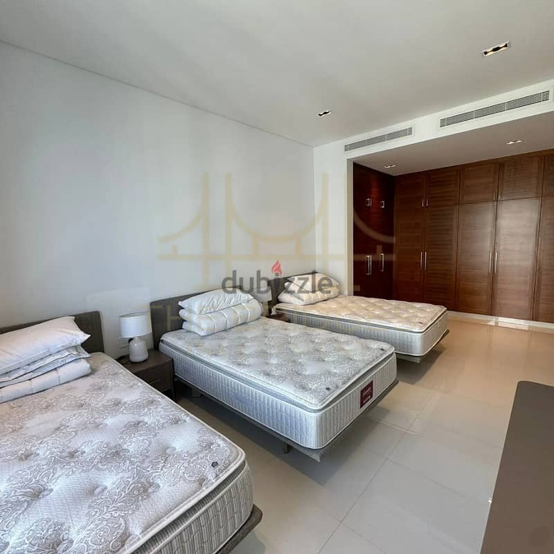 3 BR + 1 Maid’s Room Luxurious Fully Furnished Apartment in Al Mouj 3