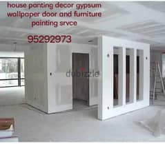 gypsum board Partition And full House paint and maintenance work 0