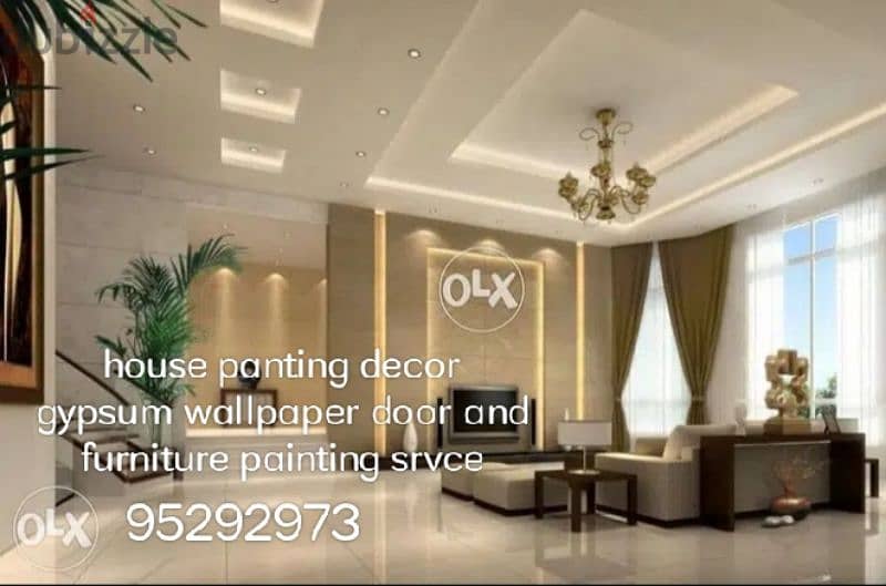 gypsum board Partition And full House paint and maintenance work 1