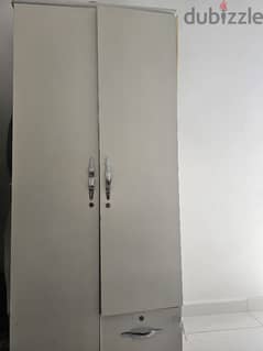 2 door white wardrobe/ cupboard 0