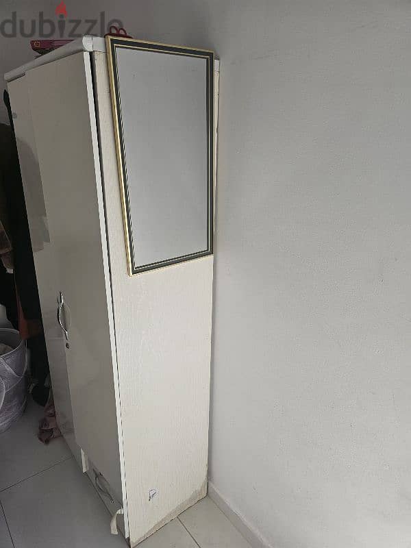 2 door white wardrobe/ cupboard 1