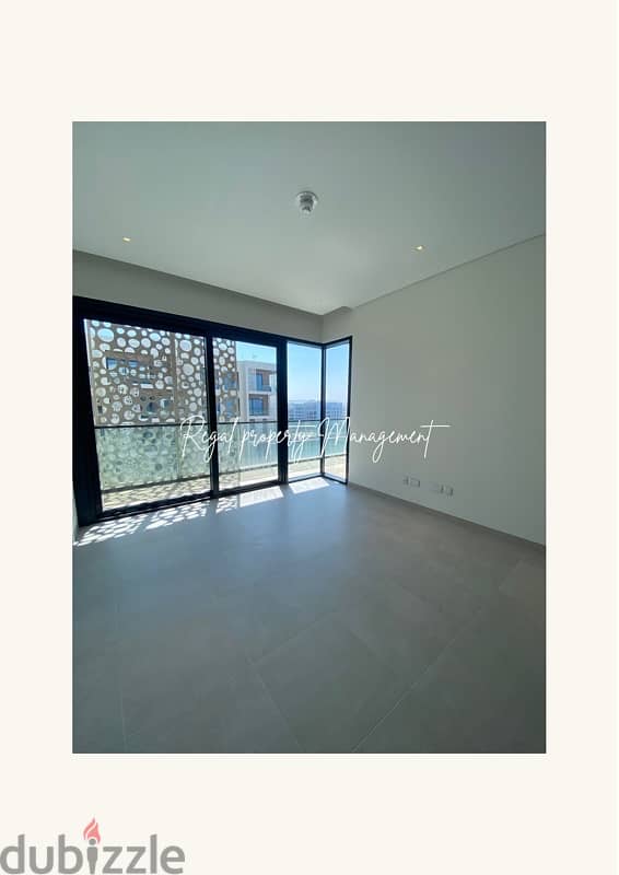 This apartment is a marina and sea view, for rent, at Al Mouj Muscat. 1