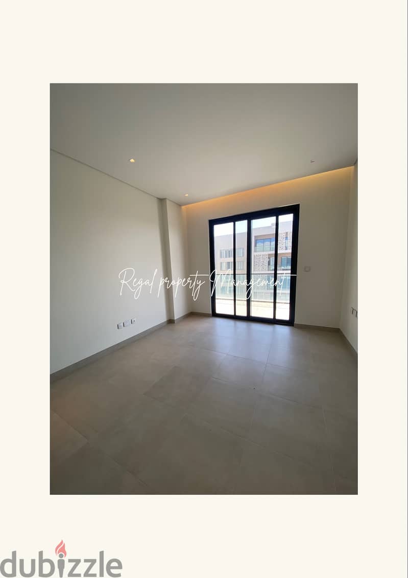 This apartment is a marina and sea view, for rent, at Al Mouj Muscat. 4