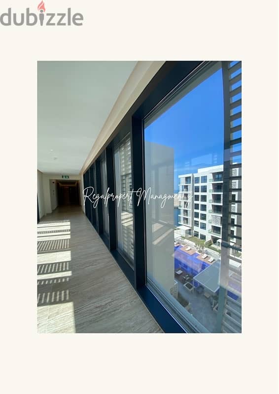 This apartment is a marina and sea view, for rent, at Al Mouj Muscat. 8