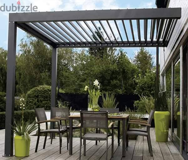 ⏩We Specialized in all types of shades, pergolas and aluminium work 12