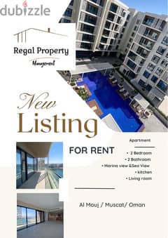 amazing apartment band new 2 bedroom pool and marina view for rent 0