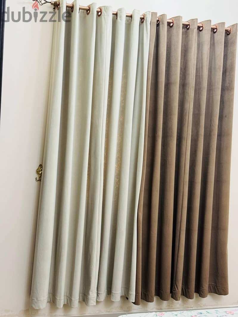 Curtains for Sale(Double Layered. 6 pieces), Expat Leaving 0