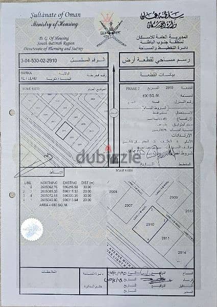 سكنية في الفليج الثانية بركاء شبه زاويه جنب بيوت وأمام شارع رئيسي 3