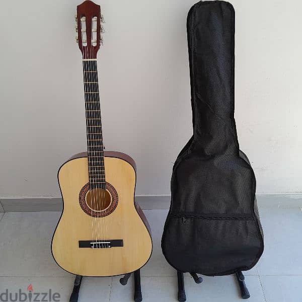 new classical guitar!38-inch with bag!جيتار كلاسيكي جديد! 2