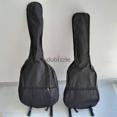 new guitar bag and accessories!حقيبة جيتار جديدة واكسسوارات!