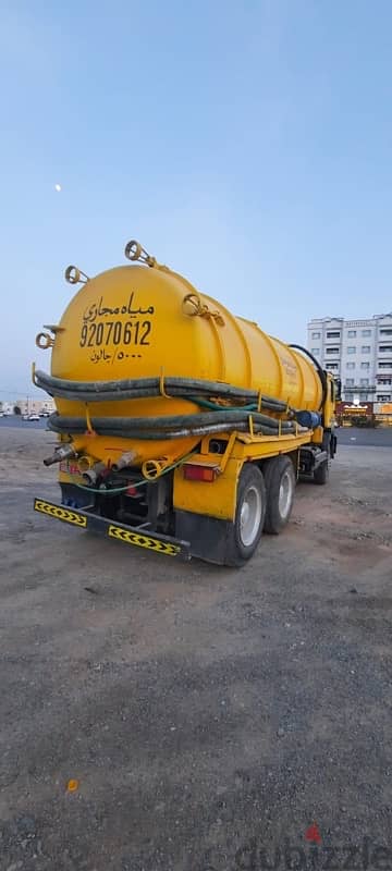 sewerage water removed tanker