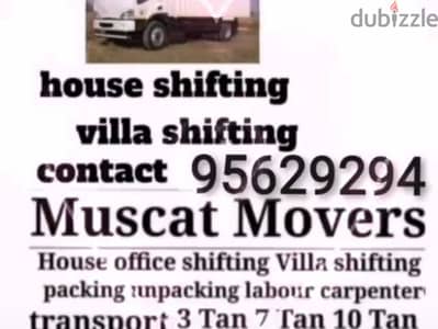 Muscat Mover and Packers House shifting office villa in all Oman