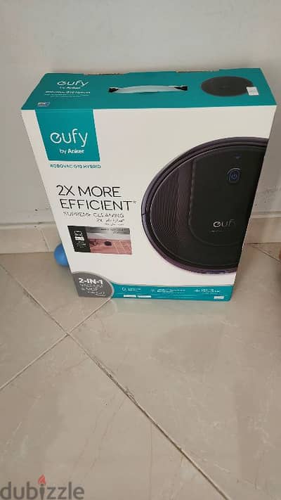 Eufy hybrid robotic vaccum cleaner