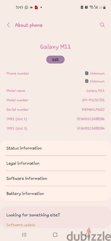 Samsung M11 for sale للبيع بسعر مغري 3