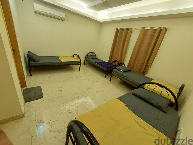 furnished Luxury Bed space available for in Alkhuwair near KM trading 2