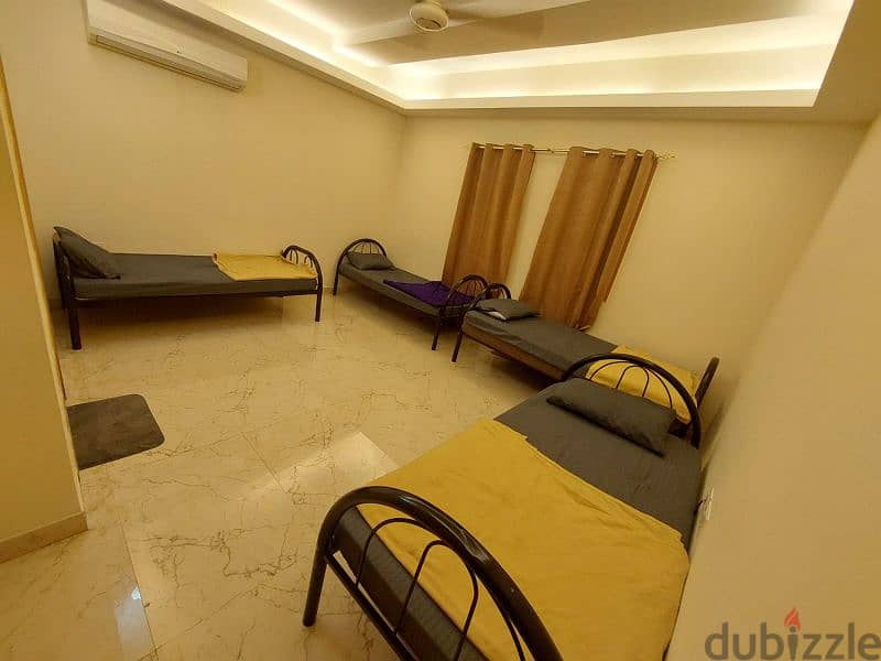 furnished Luxury Bed space available for in Alkhuwair near KM trading 3