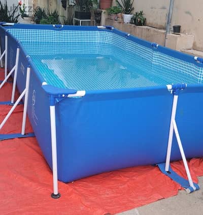 Intex rectangular swimming pool