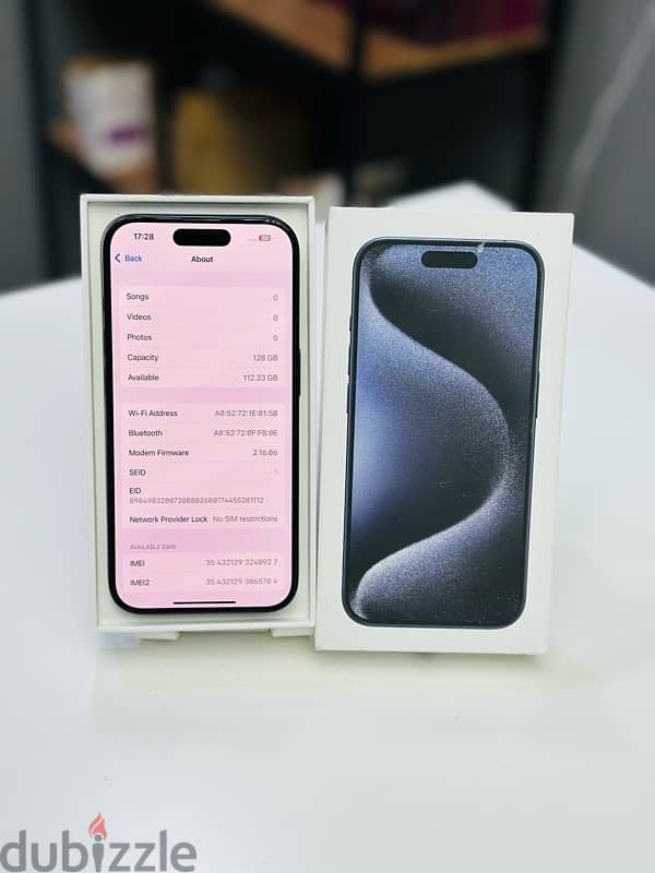 iphone 15pro 128GB | with apple warranty | 95% battery | perfect 2